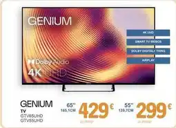 E.Leclerc Genium - tv gtv65uhd, gtv55uhd oferta