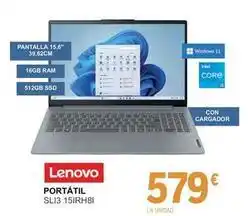 E.Leclerc Lenovo - portátil sli3 15irh8i oferta