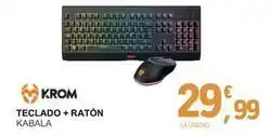 E.Leclerc Krom - teclado + ratón kabala oferta