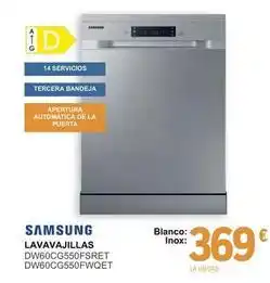 E.Leclerc Samsung - lavavajillas dw60cg550fsret, dw60cg550fwqet oferta