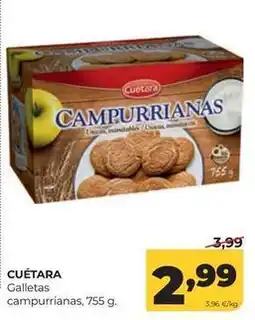 Alimerka Cuétara - galletas campurrianas oferta