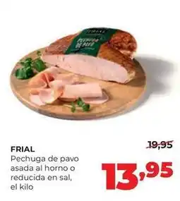Alimerka Frial - pechuga de pavo asada al horno o reducida en sal oferta