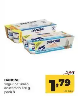 Alimerka Danone - yogur natural o azucarado oferta