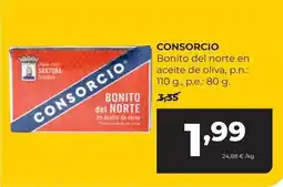 Alimerka Consorcio - bonito del norte en aceite de oliva oferta