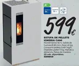BigMat Ignissia Cami estufa de pellets oferta