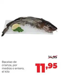Alimerka Bacalao de crianza oferta