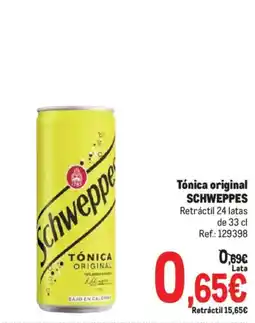 Makro Schweppes Tónica original oferta