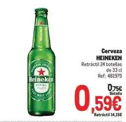Makro Heineken cerveza oferta