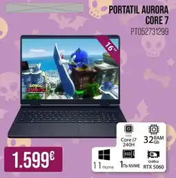 MR Micro Portatil aurora core 7 oferta