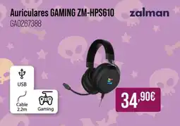 MR Micro zalman auriculares gaming zm-hps610 oferta