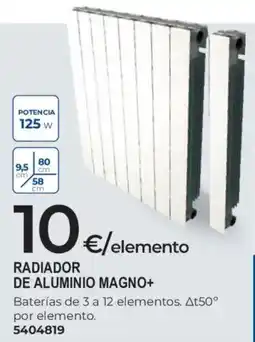 BigMat Radiator de aluminio magno+ oferta
