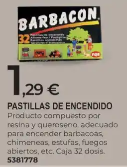 BigMat Barbacon pastillas de encendido oferta