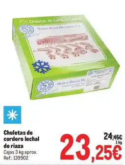 Makro Muñoz Berzal He chuletas de cordero lechal de riaza oferta