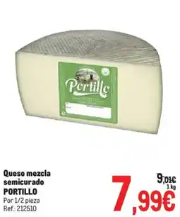 Makro Portillo queso mezcla semicurado oferta