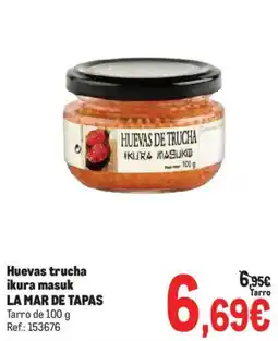 Makro La Mar De Tapas huevas trucha ikura masuk oferta