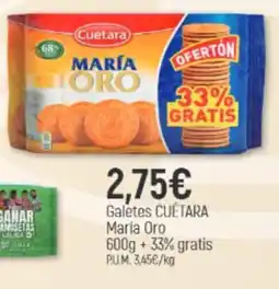 Coaliment Cuétara María Oro oferta