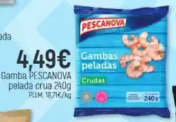 Coaliment Pescanova gambas peladas oferta