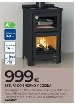 BigMat Soreal estufa con horno y cocina oferta