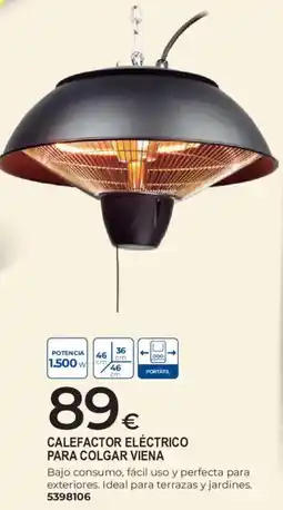 BigMat Calefactor eléctrico para colgar viena oferta