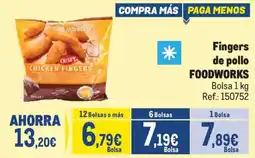 Makro Foodworks fingers de pollo oferta