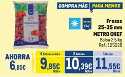 Makro Metro Chef fresas 25-35 mm oferta