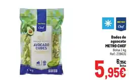 Makro Metro Chef dados de aguacate oferta