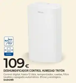 BigMat fácula deshumidificador control humedad tritón oferta