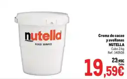 Makro nutella crema de cacao y avellanas oferta