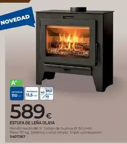 BigMat Olaya estufa de leña oferta