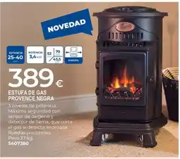 BigMat Provence Negra estufa de gas oferta