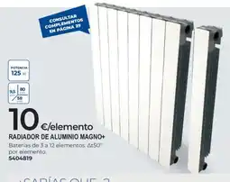 BigMat radiador de aluminio magno+ oferta