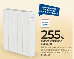 BigMat Facilia emisor cerámico volcano oferta