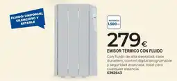 BigMat emisor térmico con fluido oferta
