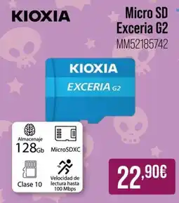 MR Micro Kioxia micro sd exceria g2 oferta