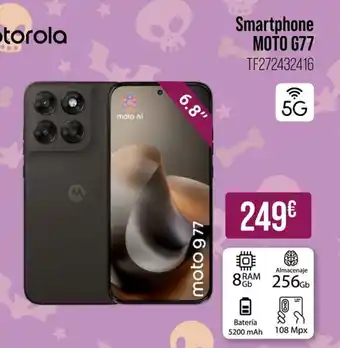 Motorola smartphone moto g77