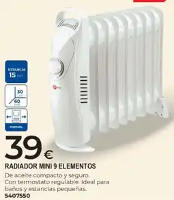 BigMat RADIADOR MINI 9 ELEMENTOS oferta