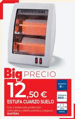 BigMat Estufa cuarzo suelo oferta