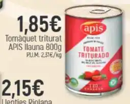 Coaliment Apis tomàquet triturat oferta