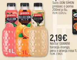 Coaliment granini nectar taronja-mango, pera o aranja rosa oferta