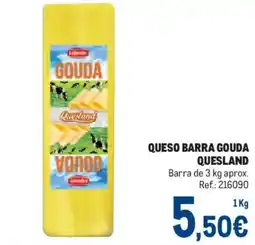 Makro Quesland queso barra gouda oferta