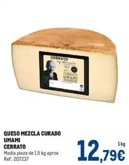 Makro Cerrato queso mezcla curado umami oferta