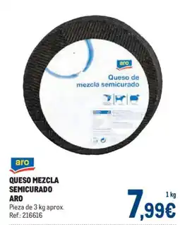 Makro aro queso mezcla semicurado oferta