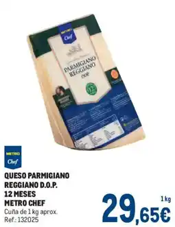 Makro Metro Chef queso parmesano reggiano d.o.p. oferta