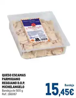Makro Michelangelo queso escamas parmesano reggiano d.o.p. oferta
