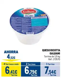 Makro Queso ricotta galbani oferta