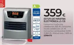BigMat Estufa de parafina electrónica lc-135 oferta