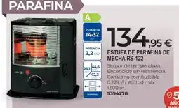 BigMat Estufa de parafina de mecha rs-122 oferta