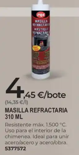 BigMat PQS masilla refractaria oferta
