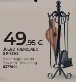 BigMat Juego trenceado 5 piezas oferta