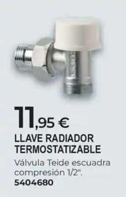 BigMat Teide llave radiador termostatizable oferta